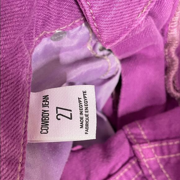 BDG Cowboy Jean Loose Fit Jeans in Bold Purple womens size 27 - Picture 4 of 5